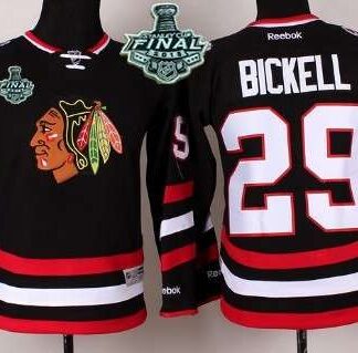 Youth Chicago Blackhawks #29 Bryan Bickell 2015 Stanley Cup 2014 Stadium Series Black Jersey