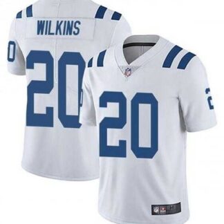 Nike Colts 20 Jordan Wilkins White Vapor Untouchable Limited Jersey Dzhi