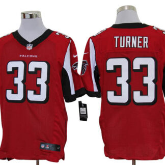 Size 60 4XL-Turner Atlanta Falcons #33 Red Stitched Nike Elite NFL Jerseys