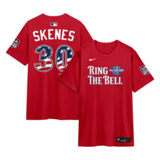 Men's National League #30 Paul Skenes Nike Red 2026 All-Star Game Name & Number T-Shirt