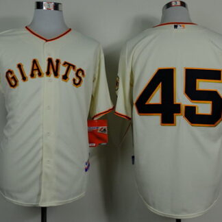 San Francisco Giants #45 Travis Ishikawa Cream Jersey