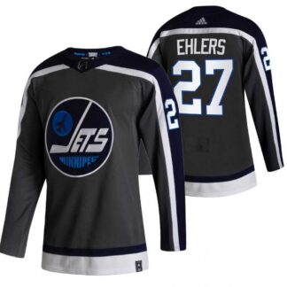 Winnipeg Jets 27 Nikolaj Ehlers Black Adidas 2020-21 Reverse Retro Alternate Jersey Dzhi