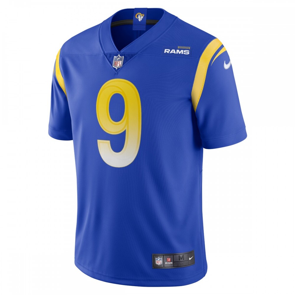 Matthew Stafford Los Angeles Rams Nike Vapor Limited Jersey - Royal - Image 2