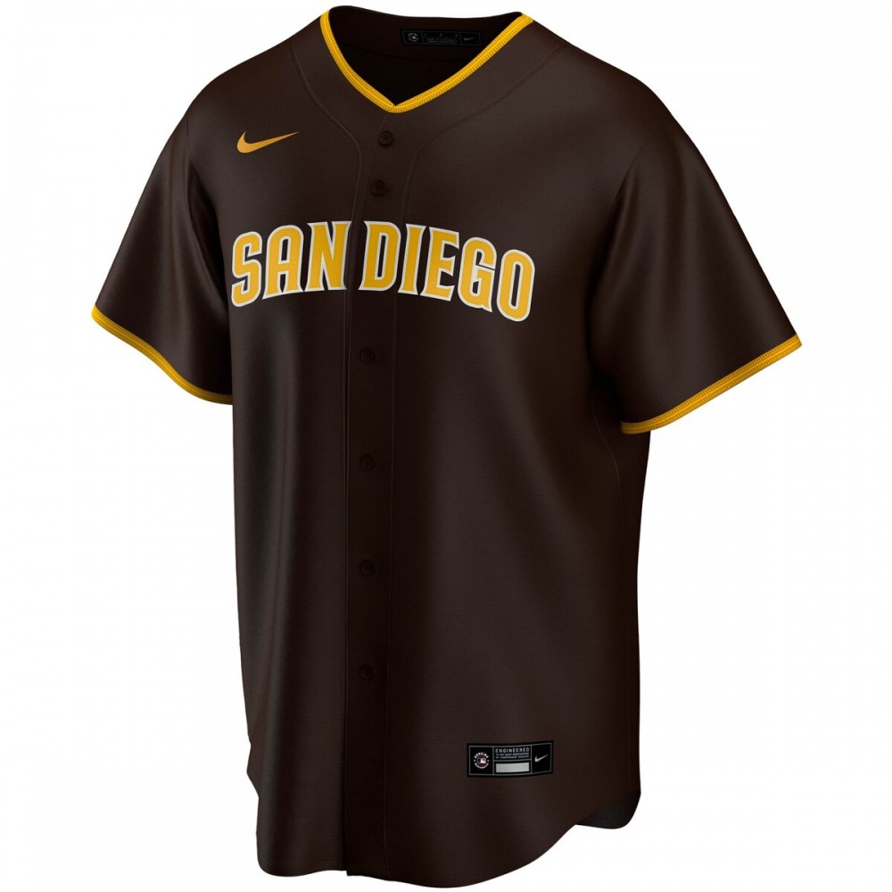 Manny Machado San Diego Padres Nike Alternate Replica Player Jersey - Brown - Image 2