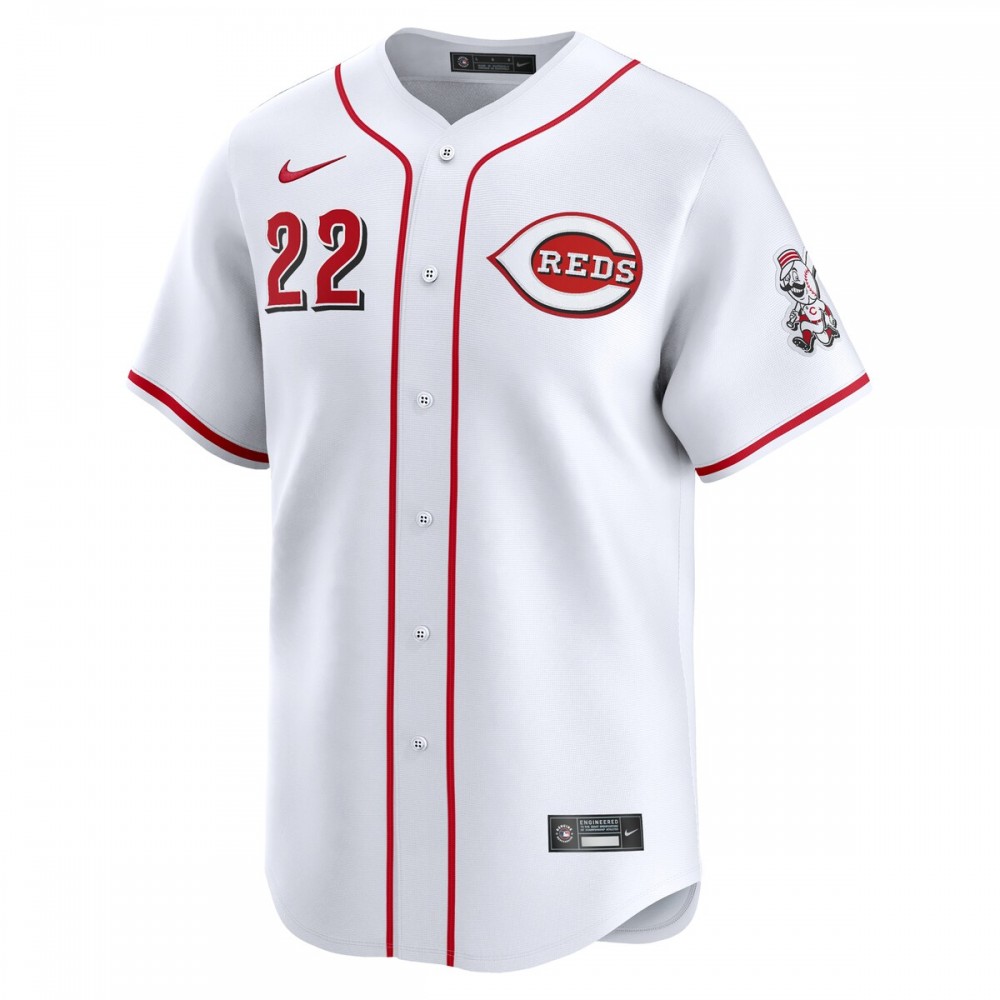 Luke Maile Cincinnati Reds Nike Home Limited Player Jersey - White - Image 2