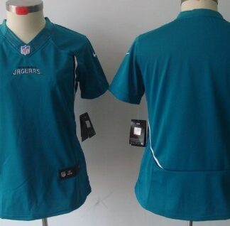 Women's Nike Limited Jacksonville Jaguars Blank Green Jerseys