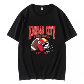 Kansas City Chiefs Football Helmet T-Shirt
