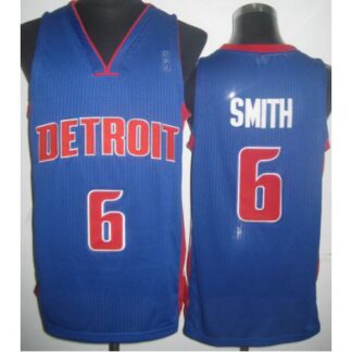 Detroit Pistons 6 Josh Smith Blue Revolution 30 NBA Jerseys Cheap