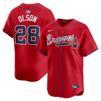 Matt Olson Atlanta Braves Nike Alternate Limited Player Jersey – Red