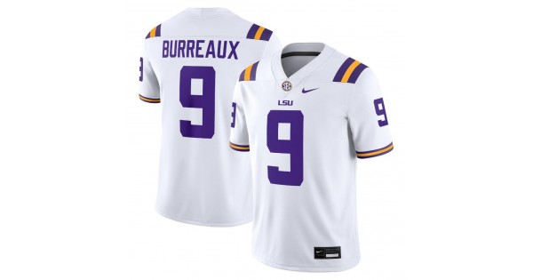 Joe Burrow LSU Tigers Nike Burreaux Alumni Player Jersey - White - Image 2