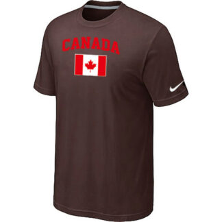 Nike 2014 Olympics Canada Flag Collection Locker Room T-Shirt Brown