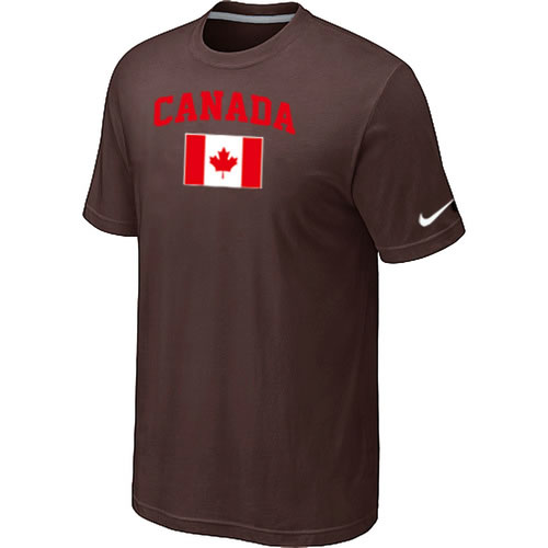 Nike 2014 Olympics Canada Flag Collection Locker Room T-Shirt Brown