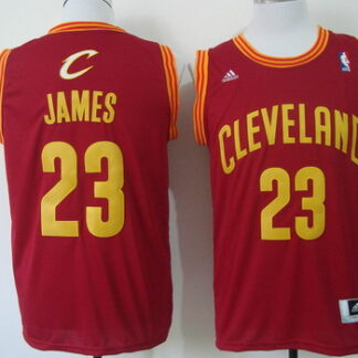 Cleveland Cavaliers #23 LeBron James Revolution 30 Swingman Red Jersey