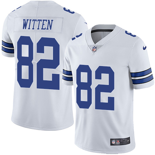 Nike Dallas Cowboys #82 Jason Witten White Youth Stitched NFL Vapor Untouchable Limited Jersey