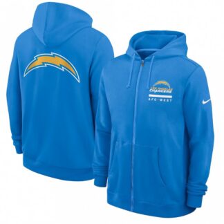 Los Angeles Chargers Utility Player Sideline Men's Nike NFL Full-Zip Hoodie