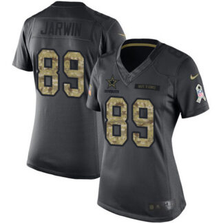 Nike Dallas Cowboys #89 Blake Jarwin Black Women’s Stitched NFL Limited 2016 Salute to Service Jersey