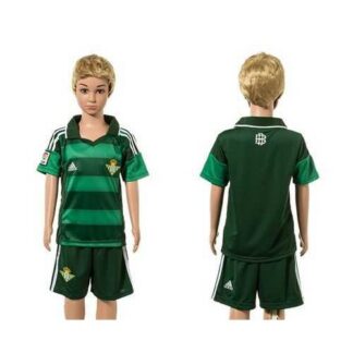 Real Betis Blank Away Kid Soccer Club Jersey