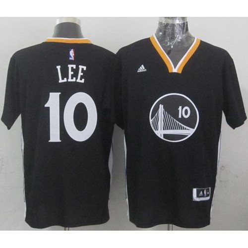 Golden State Warriors #10 David Lee Black New Alternate Stitched NBA Jersey