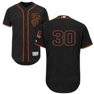 San Francisco Giants #30 Orlando Cepeda Black Flexbase Stitched Jersey DingZhi