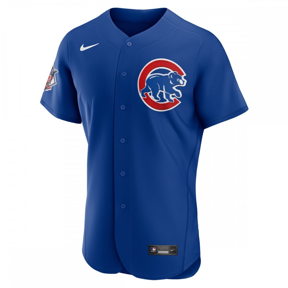 Chicago Cubs Nike Alternate Authentic Custom Jersey - Royal - Image 2