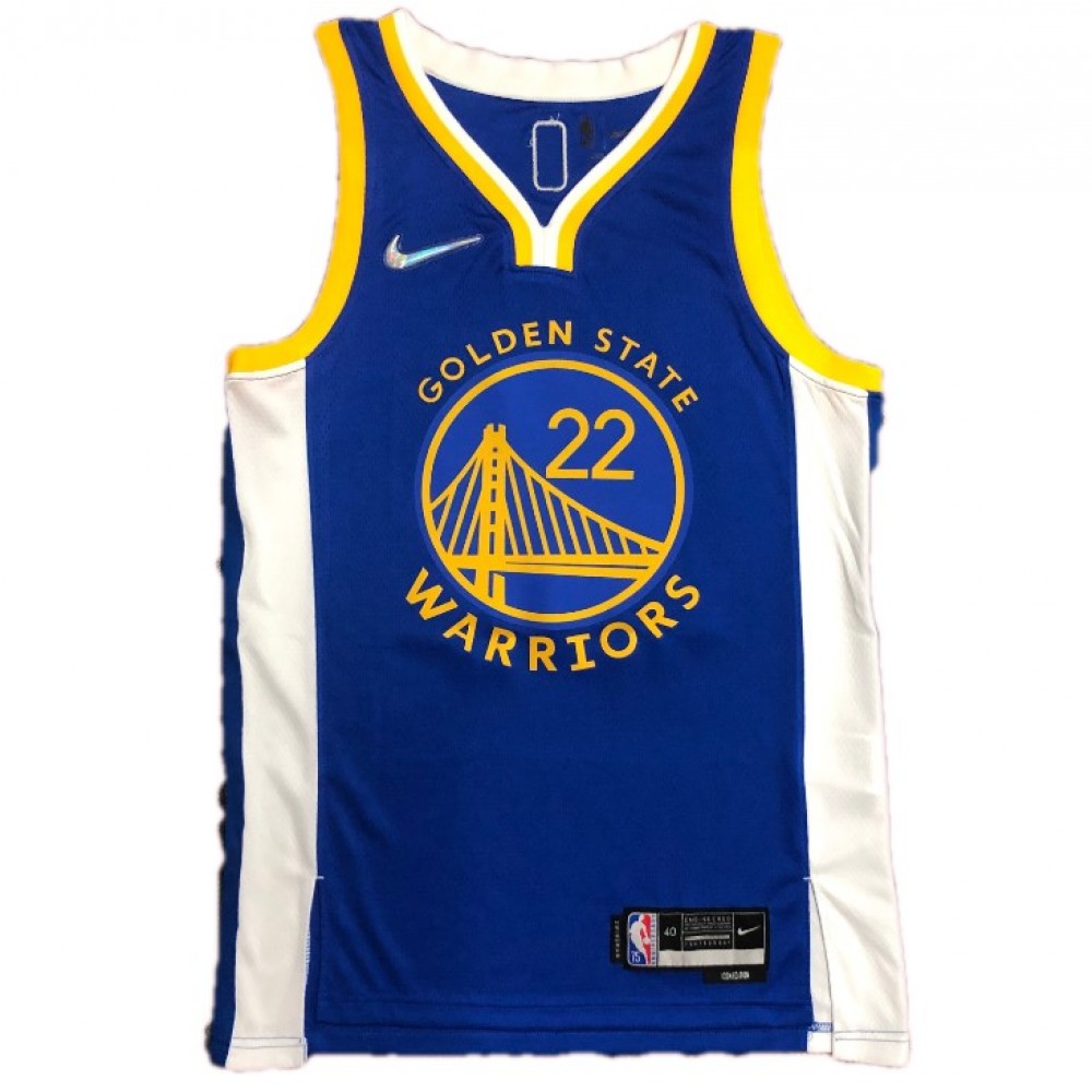 Men's Golden State Warriors Andrew Wiggins #22 Nike Royal 21/22 Swingman Jersey-Icon Edition - Image 2