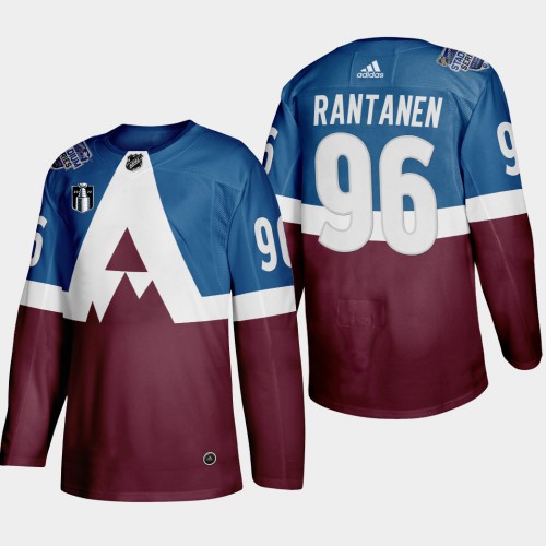 Adidas Colorado Colorado Avalanche #96 Mikko Rantanen Men’s 2022 Stanley Cup Final Patch Stadium Series Burgundy St...