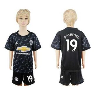 Manchester United #19 Rashford Away Kid Soccer Club Jersey