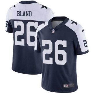 Men & Women & Youth Dallas Cowboys #26 DaRon Bland Navy Thanksgiving Vapor Limited Stitched Jersey