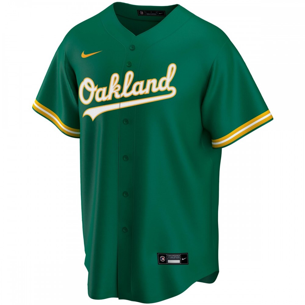 Matt Chapman Oakland Athletics Nike Youth Alternate Replica Player Jersey - Kelly Green - Image 2