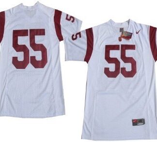 USC Trojans #55 Junior Seau White Jersey