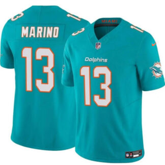 Men's Miami Dolphins #13 Dan Marino Aqua 2023 F.U.S.E Vapor Limited Football Stitched Jersey