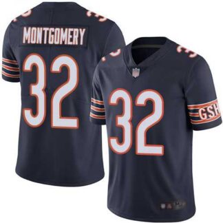Nike Bears 32 David Montgomery Navy Vapor Untouchable Limited Jersey Dzhi