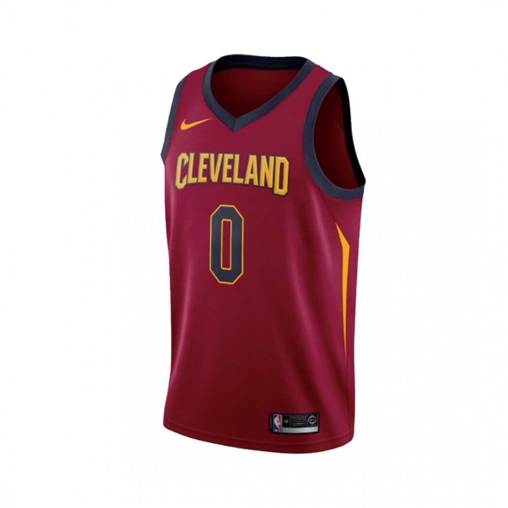 Men's Cleveland Cavaliers Kevin Love #0 Nike Wine Swingman NBA Jersey - Icon Edition - Image 2