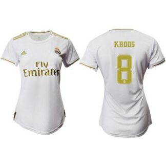 Women’s Real Madrid #8 Kroos Home Soccer Club Jersey