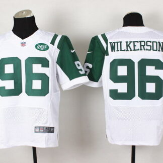 Nike New York Jets #96 Muhammad Wilkerson White Elite Jersey