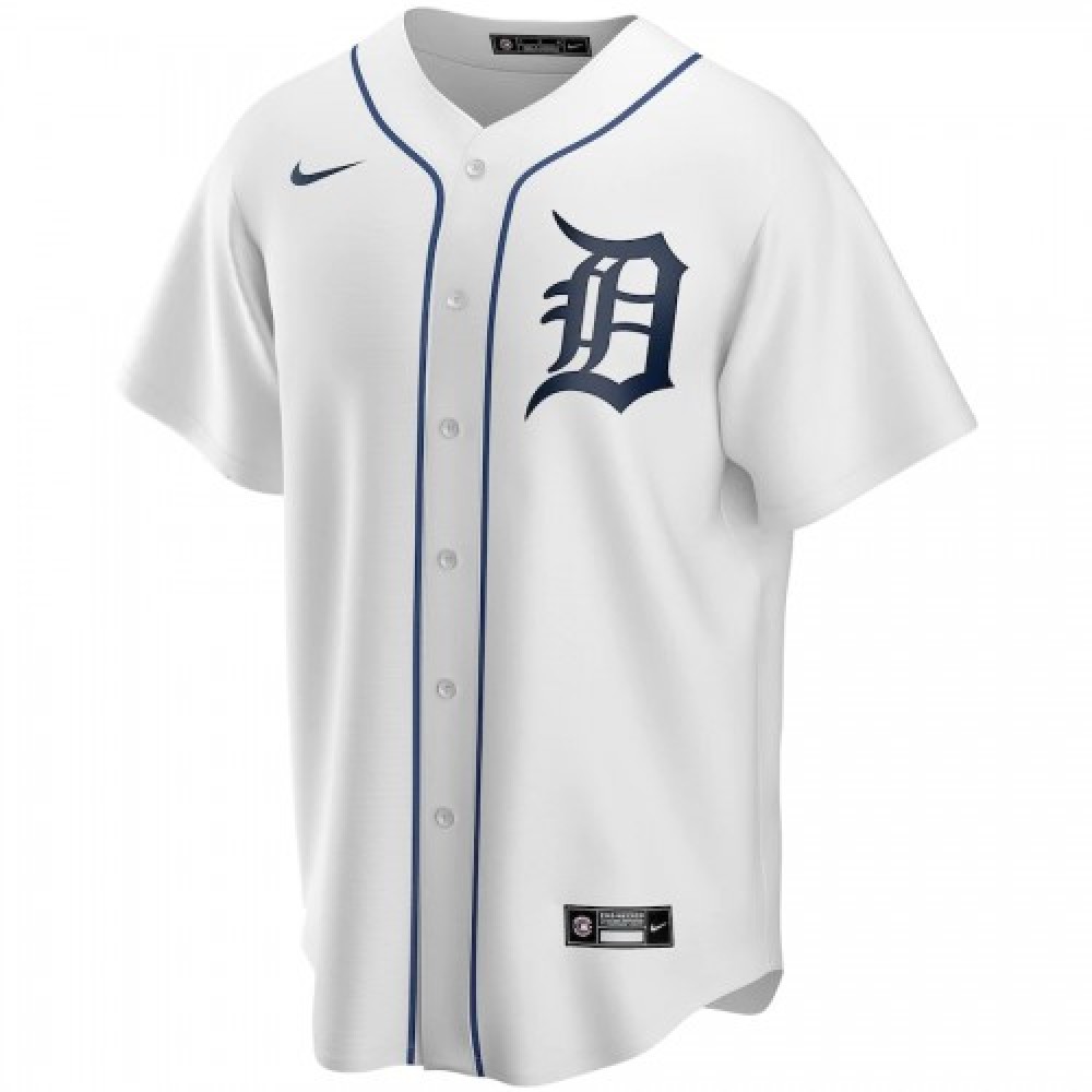 Men's Detroit Tigers Nike White Home 2020 Jersey - Image 2