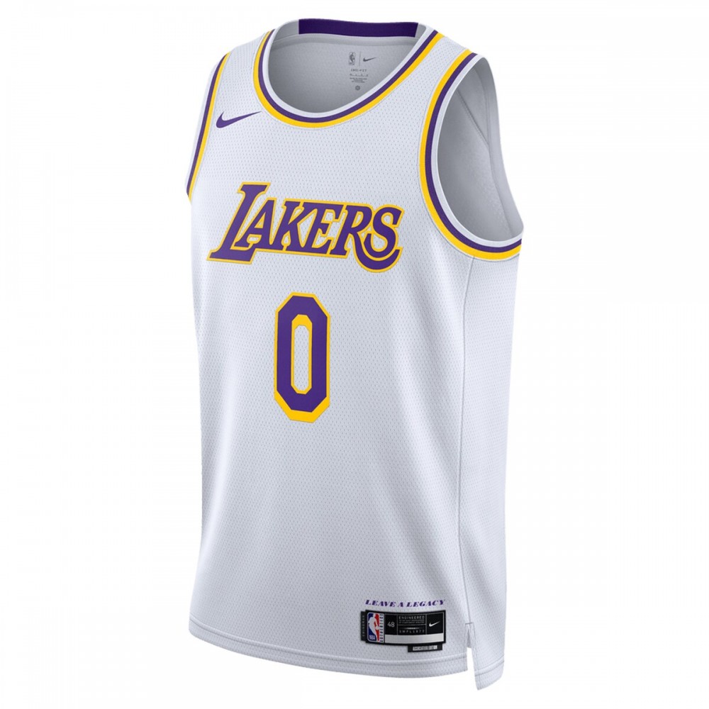 Russell Westbrook Los Angeles Lakers Nike Unisex 2022/23 Swingman Jersey - Association Edition - White - Image 2